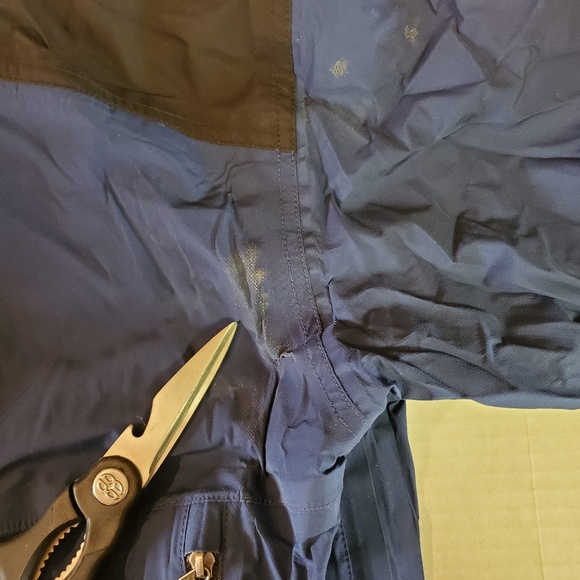 REI Blue and Black Rain Slicker - Picture 6 of 8